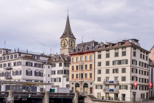 Kostol svätého Petra v Zurichu  - Zürcher Kirche St. Peter Zurich